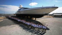 Silver Zwei Yacht before her launch